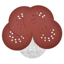5 folhas de lixa para lixadora de parede grão 180 225mm Titan