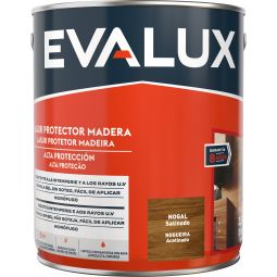 Lasur à base de água satinado nogal 2,5 L Evalux