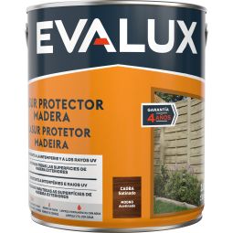 Lasur à base de água satinado caoba 2,5 L Evalux