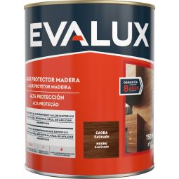 Lasur à base de água satinado caoba 750 ml Evalux
