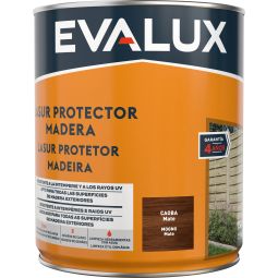 Lasur à base de água mate caoba 750 ml Evalux