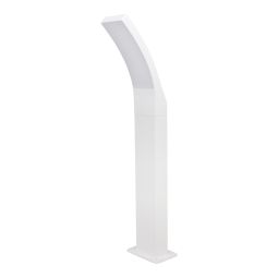 Poste Gambell retangular LED branco