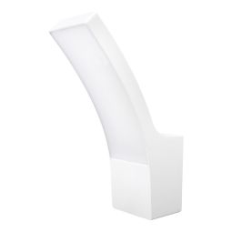 Aplique de parede gambell retangular LED branco