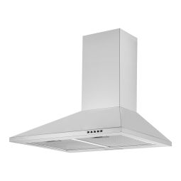 Exaustor decorativo de 60cm em inox
