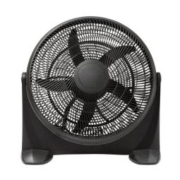 Ventilador Industrial em plástico Ø 50 cm preto