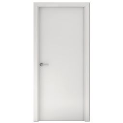 Porta de Interior Carina Branca Direita 80cm