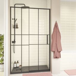 Resguardo de duche 120cm tt/al/pr Izza