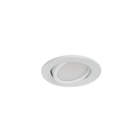 Pack 3 downlights embutidos led brancos reguláveis orientáveis Cooke & Lewis