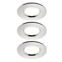 Pack 3 downlights embutidos led interiores cromados Cooke & Lewis
