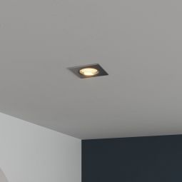 Aro para foco downlight embutido redondo cromado escovado Cooke & Lewis