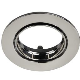 Aro para foco downlight embutido redondo cromado Cooke & Lewis