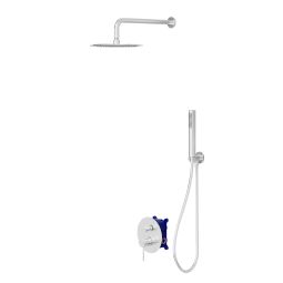 Conjunto de duche embutido Livie cromado