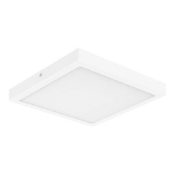 Plafon led Hestia quadrado metálico branco 30cm Cooke & Lewis