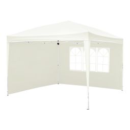 Tenda dobrável com paredes brancas 2,55x3x3m