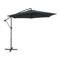 Kigali 3m Parasol Excêntrico Cinzento