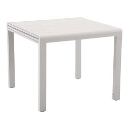Mesa de jardim extensível 90x90x90/180cm de alumínio Mallia GoodHome