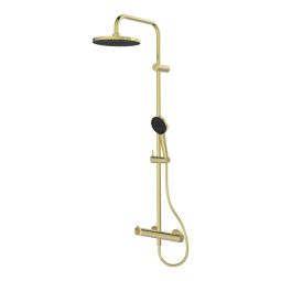 Conjunto de duche monocomando Odalia dourado Cooke & Lewis