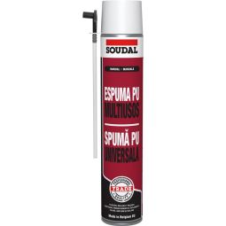 ESPUMA POLIURETANO MULTI-USOS (CÁNULA) SOUDAL 750 ml