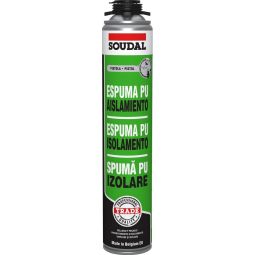 ESPUMA POLIURETANO ISOLANTE (PISTOLA) SOUDAL 750 ml
