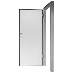 Porta blindada Lor 4r branca direita 208x88cm