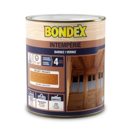 Verniz intempérie acetinado carvalho médio 0,750 L Bondex