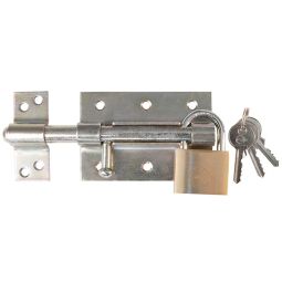 FECHO CULATRA DE AÇO INOXIDÁVEL ACETINADO 65 X 100 X Ø 13 MM