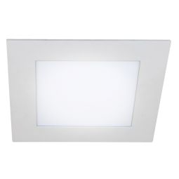 Pack 2 downlights LED quadradas brancas 18 w luz neutra 4000 k wonderlamp