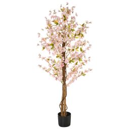 Planta artificial sakura 150 cm rosa