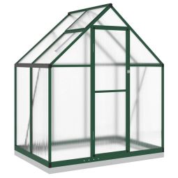 Estufa com estrutura de base 169x114x202 cm alumínio verde