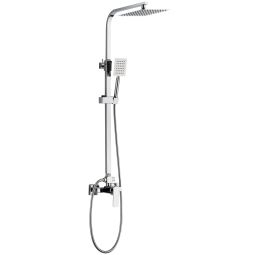 Conjunto de chuveiro extensível monocomando modelo maza cor cromado
