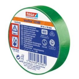 Fita isolante - tesa - 53988-00106-00 - verde - borracha - 1 rolo