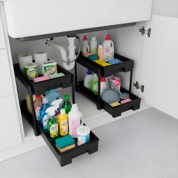Organizador pia 2 alturas 32x21x38 cm nyana home