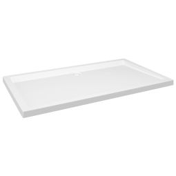 Base de chuveiro retangular em abs vidaxl 70x120 cm