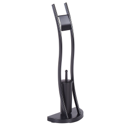 Suporte de papel higénico e escova soacha metal preto