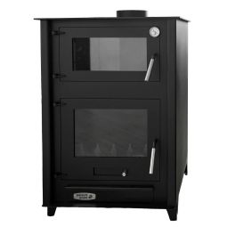 Salamandra a lenha com forno Etna 13kW Prensa Stove
