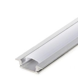 Perfil alumínio para a tira LED LED - difusor leitoso rl-a1708 x 2m