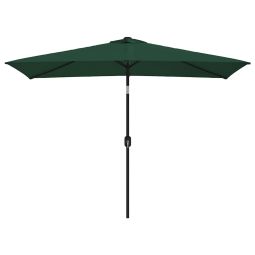 vidaXL sombrilla rectangular verde 200x300 cm
