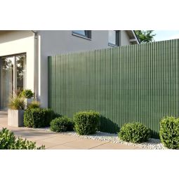 Tela de PVC viso, 8m x 1,8m, verde