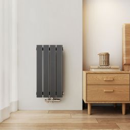 Emke radiador plano aço monocamada, tubo horizontal, antracite, 60x30 cm