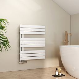 Emke toalheiro água quente 762x600mm, 479w, branco, ligação lateral