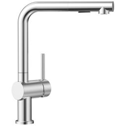 Torneira de cozinha - misturador escovado - duchinha retrátil 2 funções - a