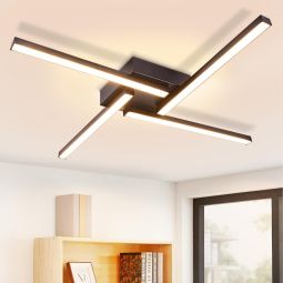 Nettlife plafon LED branco 24w design moderno 3000k branco quente