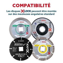 Disco de diamante x-lock standard cerâmica Bosch 125 mm - 2608615138