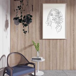 Arquiservi - Revetement mural PVC, modèle Toffee (2,65m2)