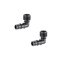 Pack 2 cotovelos com rosca 1/2" claber