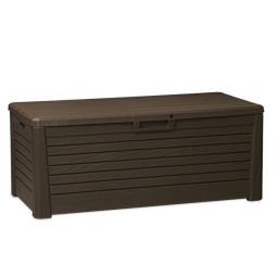 Baú de resina com assento florida 550 l