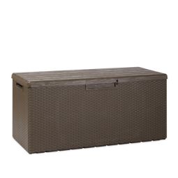 Baú de resina com assento portofino plus 340 l