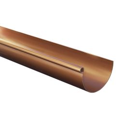 Caleira em PVC curvo cobre 125 mm