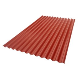 Prato bicolor Ondina vermelho e cinzento 200x107cm