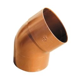 Cotovelo de descida 45º PVC cobre